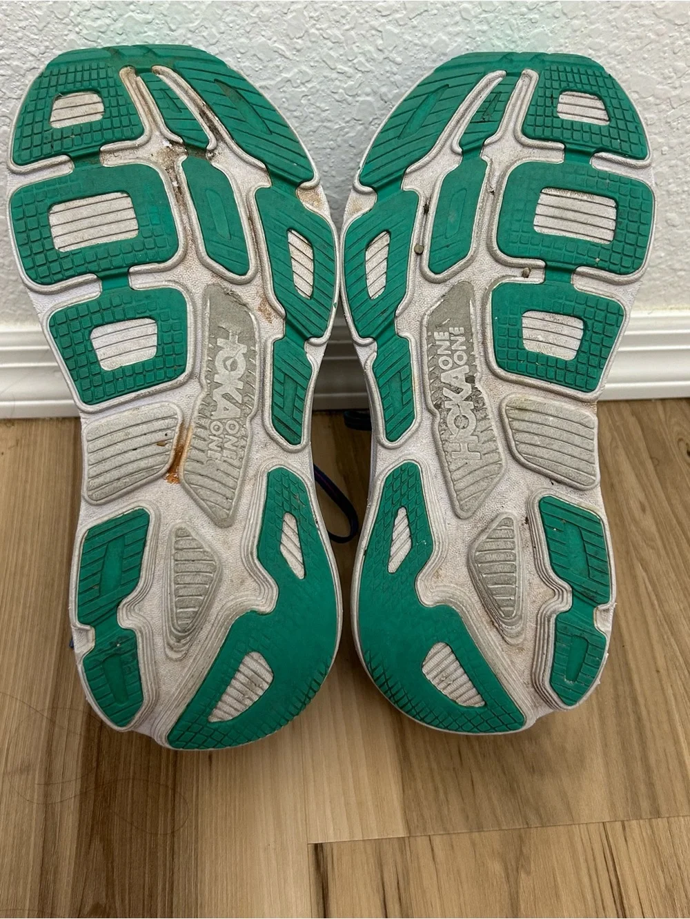 Hoka One One Bondi 7 Women's running shoes Vallarta Blue & Phlox Pink Size 7.5
